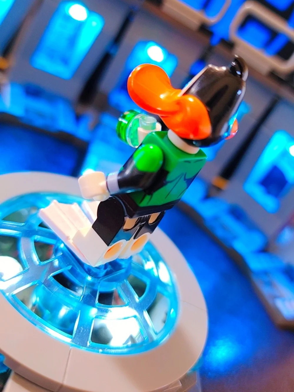 Daffy Duck Green Loontern Custom Minifigure Lego Compatible